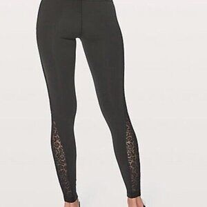 Lululemon Wunder Legging with Lace Detail